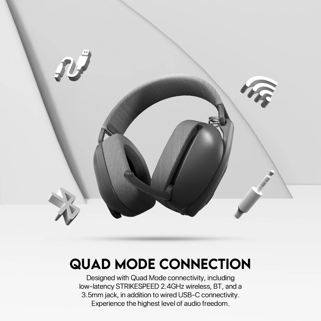 Fantech STUDIO PRO WHG03 Virtual 7.1 Headset Gaming Wireless Bluetooth Dongle 2.4ghz Headphone For PC Andriod IOS