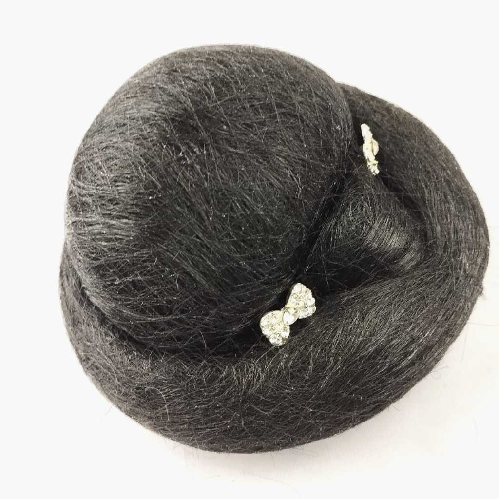 Jual Sanggul Rambut Gelung Mini + 2 Pcs Tusuk Konde Pita A23B | Shopee ...