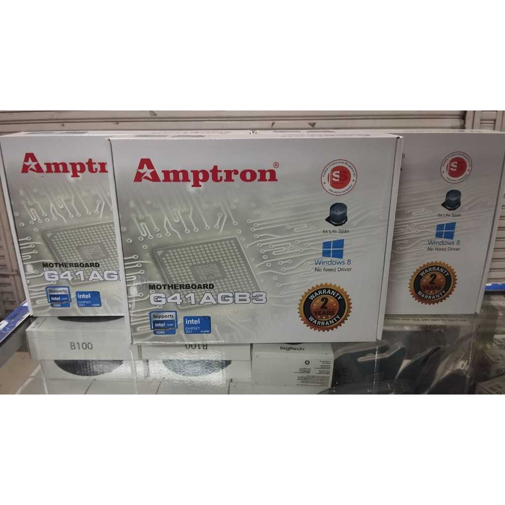 Jual Motherboard G41 ddr3 Amptron socket LGA 775 garansi 2 tahun ...