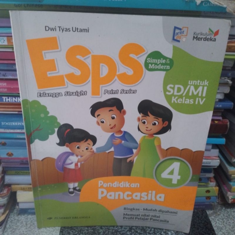 Jual BUKU ESPS PENDIDIKAN PANCASILA KELAS 4 SD KURIKULUM MERDEKA ...