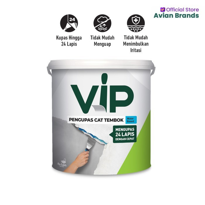 Jual Avian VIP Pengupas Cat Tembok Water Based 1 KG | Shopee Indonesia
