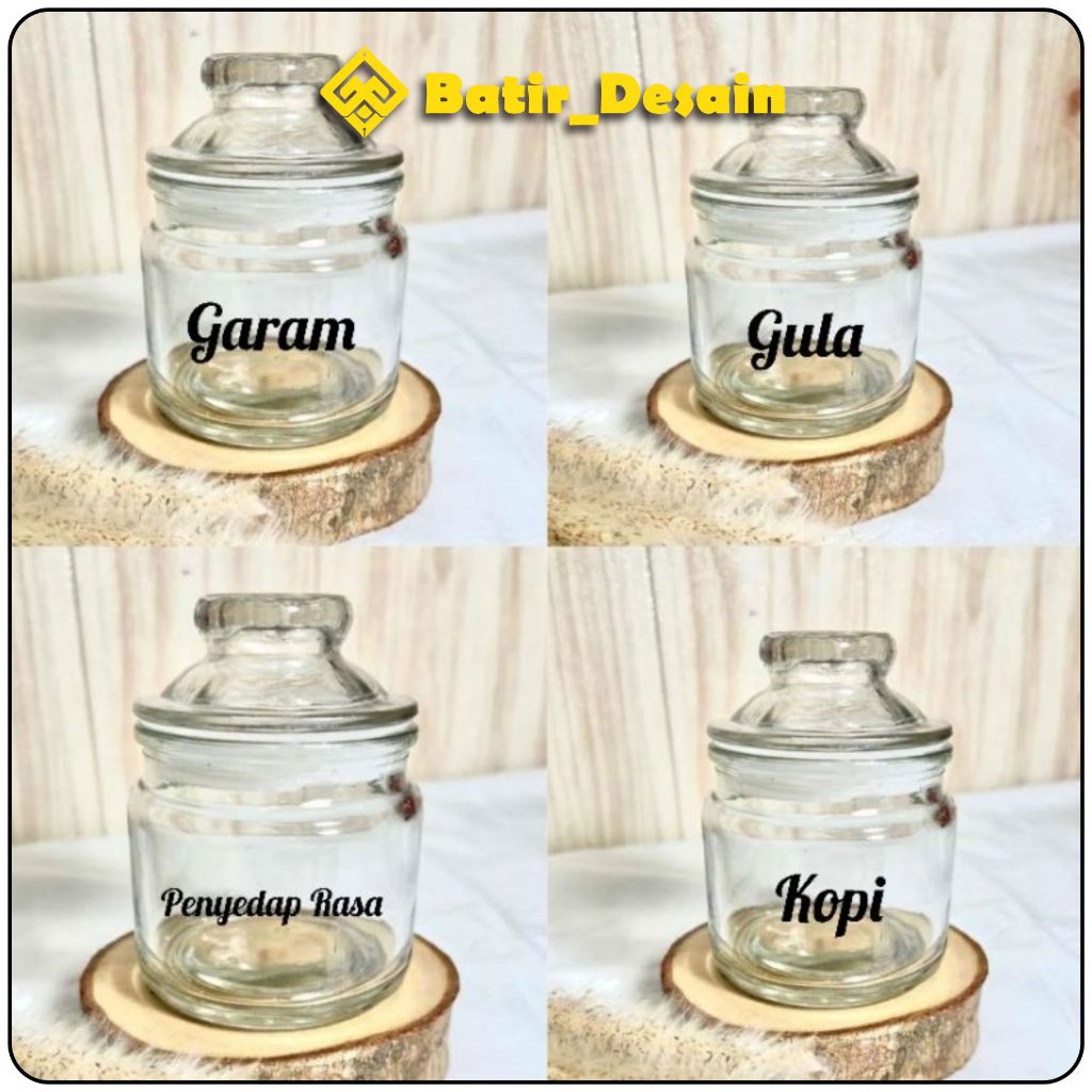 Jual STIKER TRANSPARAN Label Costum Bumbu, Kotak Mainan, Perkakas Label ...