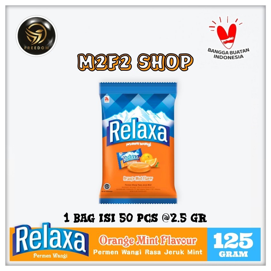 Jual Relaxa Orange Mint Flavor Candy | Permen Mint Rasa Jeruk Wangi ...