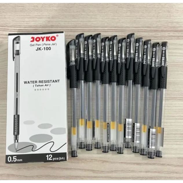 Jual BOLPEN HITAM PULPEN JOYKO PENA JOIKO JK100 BALL PEN JK-100 0.5 MM ...