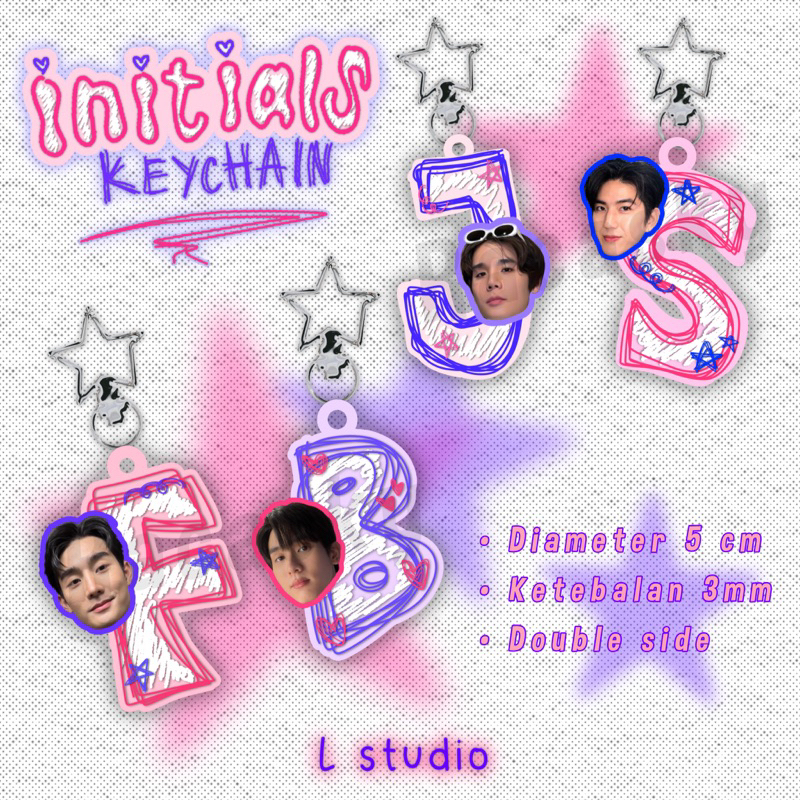 Jual Initials Keychain • L studio | Shopee Indonesia