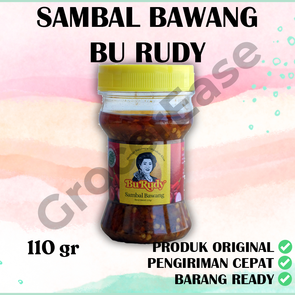 Jual READY STOCK SAMBAL BAWANG BU RUDY 110ml | Shopee Indonesia