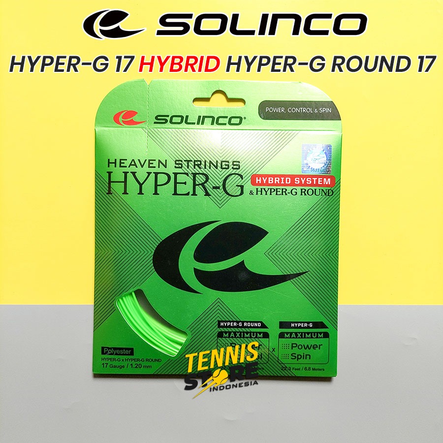 Jual Senar Tennis Solinco Hyper-G 1.20/17 String Original