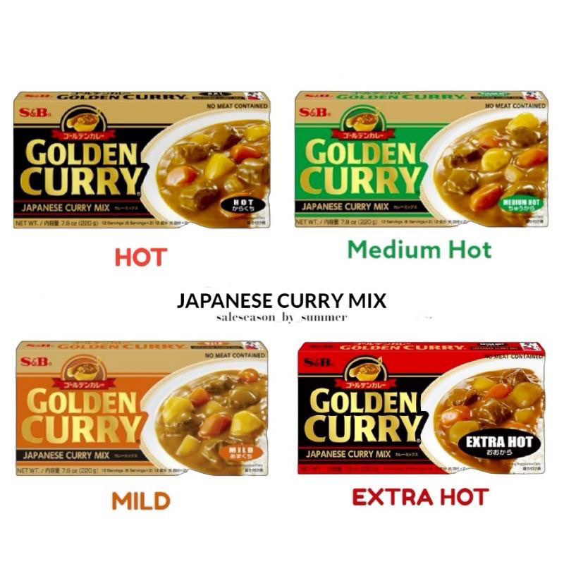 Jual S&B Golden Curry 220gr Japanese Curry Mix Kari Jepang Kare ...