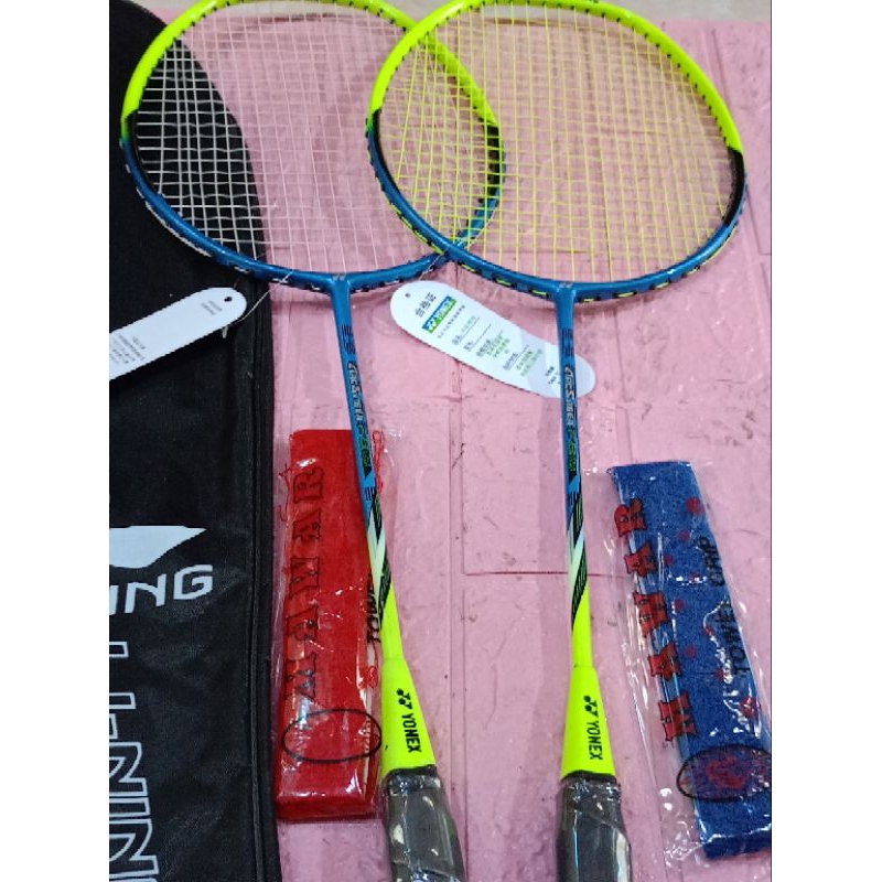 Jual RAKET BULUTANGKIS PAKET KOMPLIT ( ISI 2 RAKET +TAS) | Shopee Indonesia
