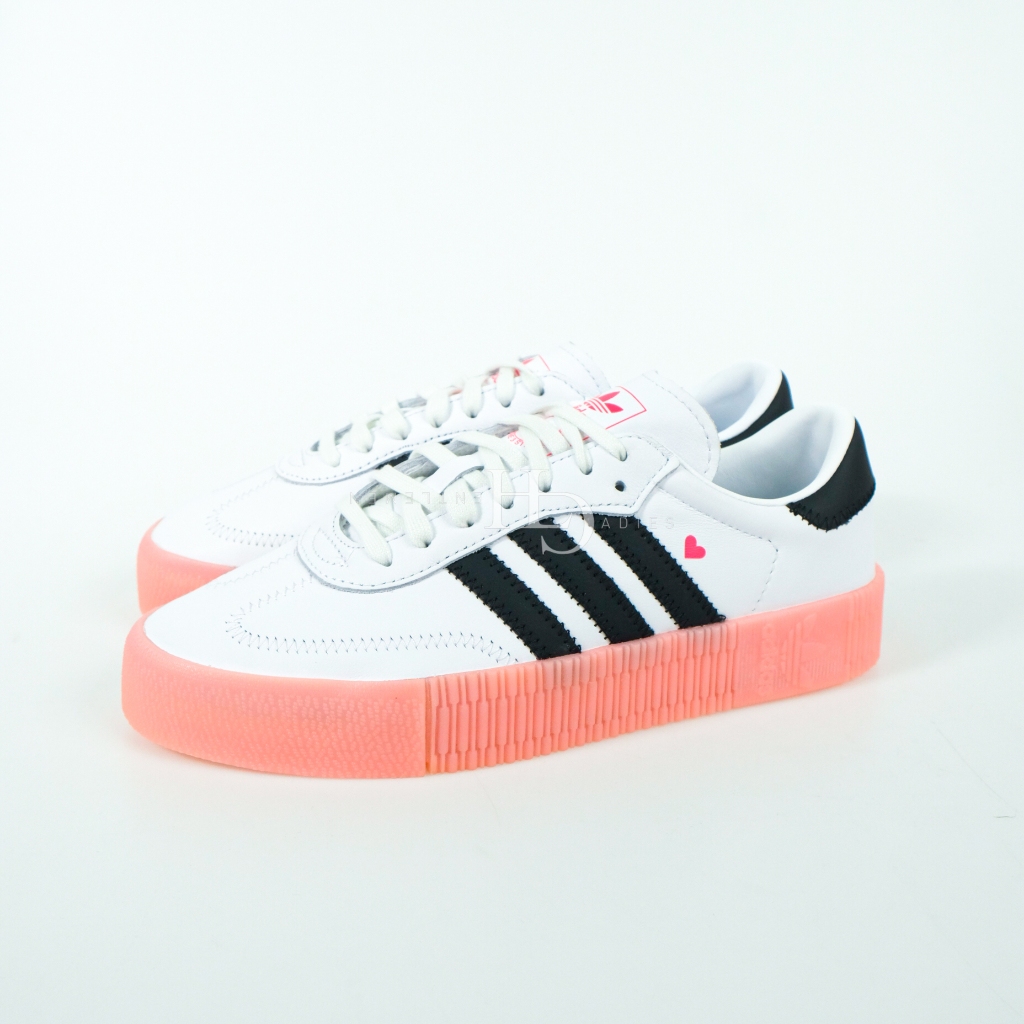 Jual Adidas Sambarose Valentine White Pink EF4965 | Shopee Indonesia