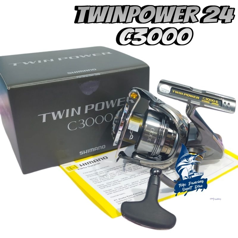 Jual REEL SHIMANO TWIN POWER C3000 JAPAN NEW 2024 GARANSI RESMI | REEL ...