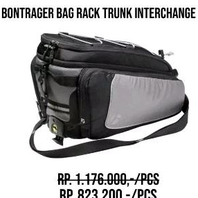 Jual Bontrager bag rack trunk interchange DLX FC | Shopee Indonesia
