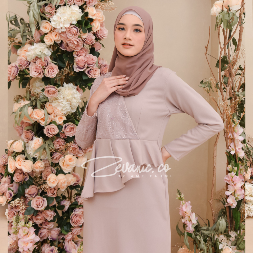 Jual Charlotte One Set Wanita Dress Lebaran Vintage Gamis Remaja ...