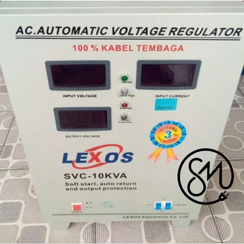 Jual stabilizer Lexos ST 10000-SD 10KVA ST10000SD 10 KVA | Shopee Indonesia