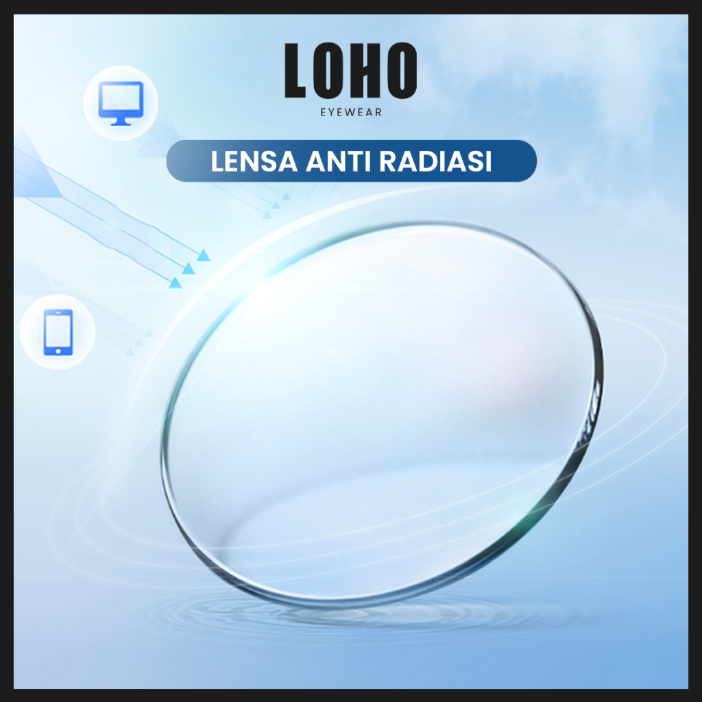 Jual LOHO - Lensa Bening Anti Radiasi Minus Plus CRMC Indeks 1.56 CRMC ...