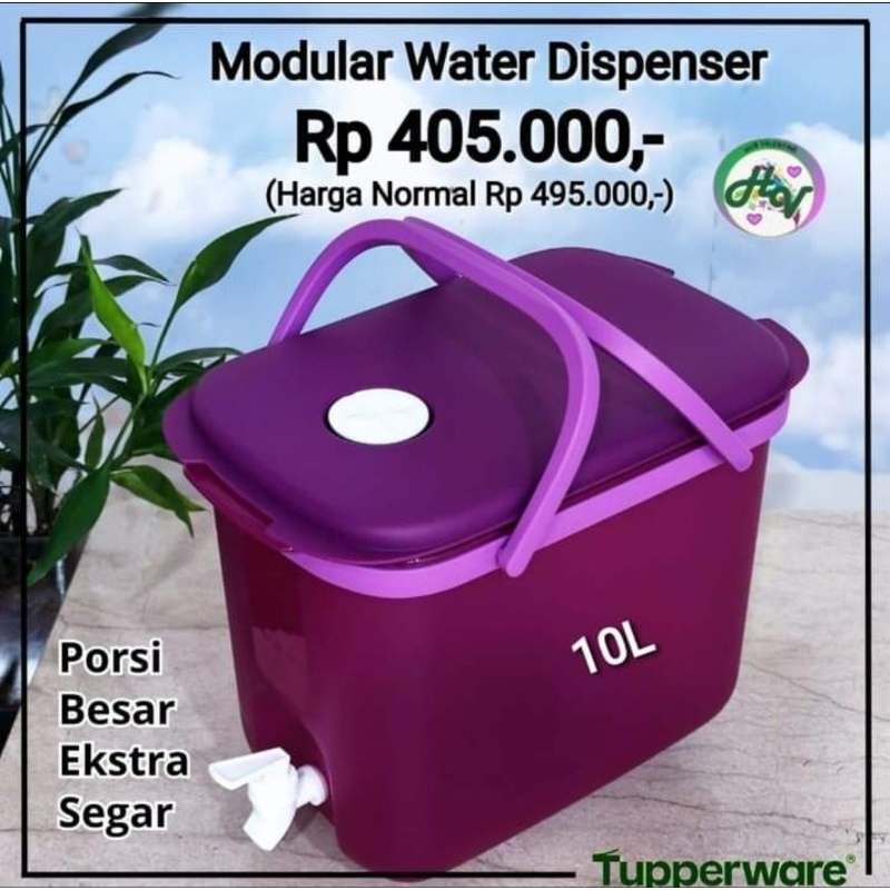 Jual water dispenser ijo botol/ungu 10L/8,7L peach | Shopee Indonesia