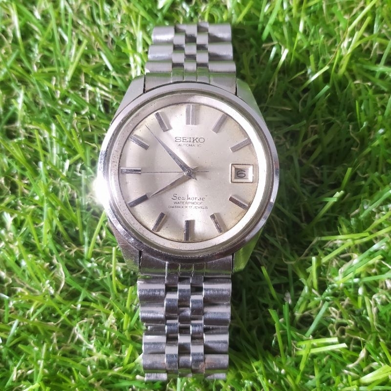 Jam Tangan pria Vintage Seiko Automatic Sea Horse 7625-8011