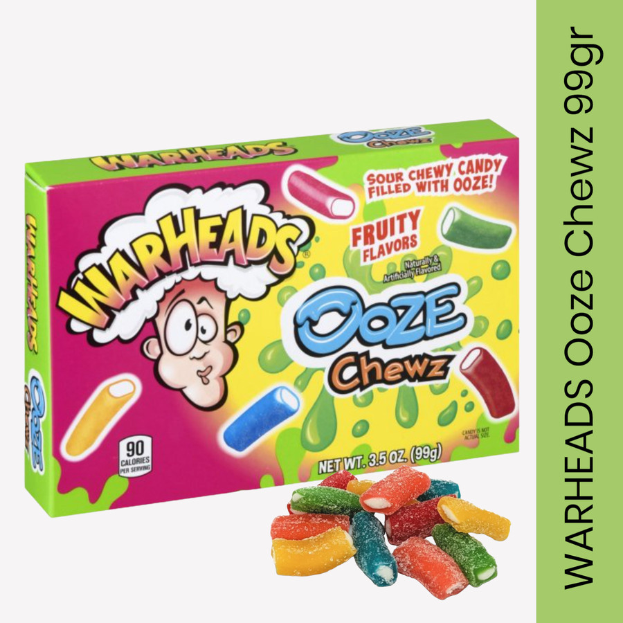 Jual Warheads Ooze Chewz Permen Asam Sour Chewy Candy 99 Gr Shopee Indonesia