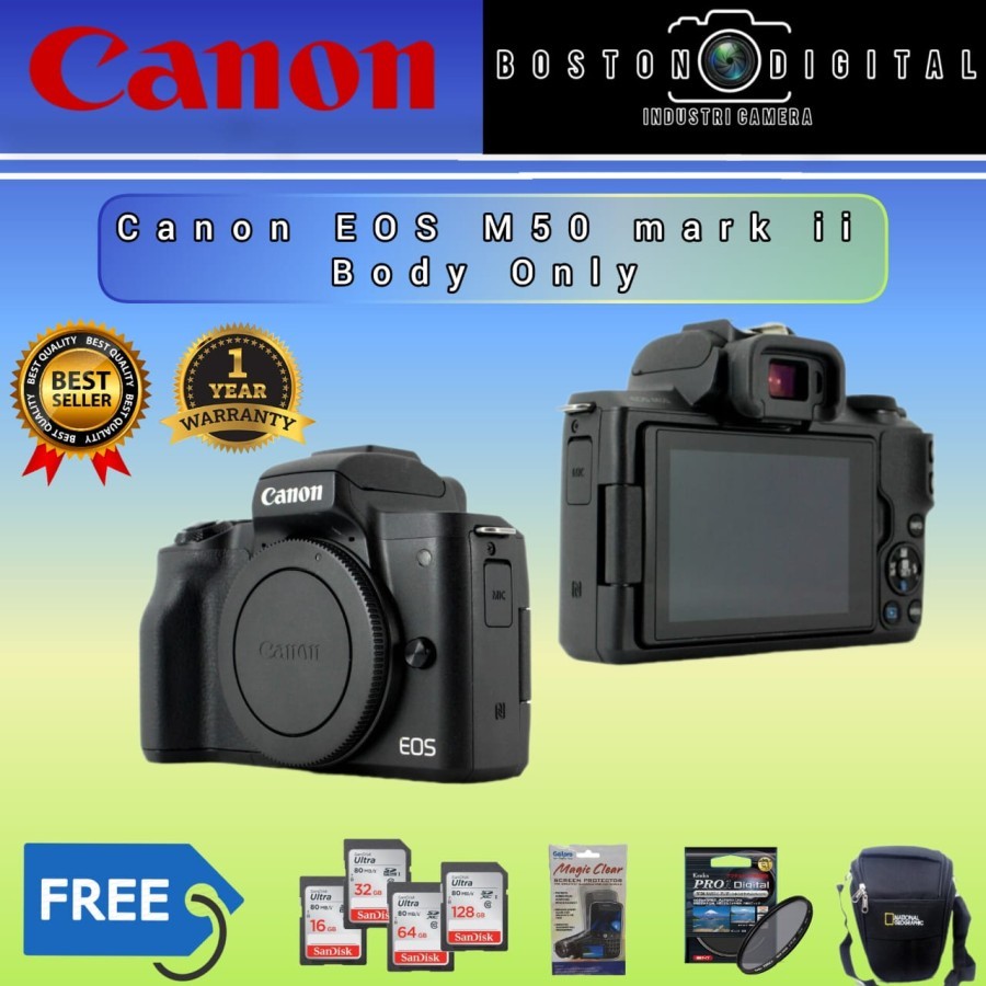 Jual Canon Eos M50 Ii Body Only   Canon M50 Mark Ii Body Only 