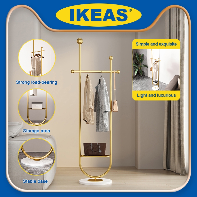 Jual IKEA Gantungan Baju Stand Hanger Rak Pakaian tas topi Minimalis ...