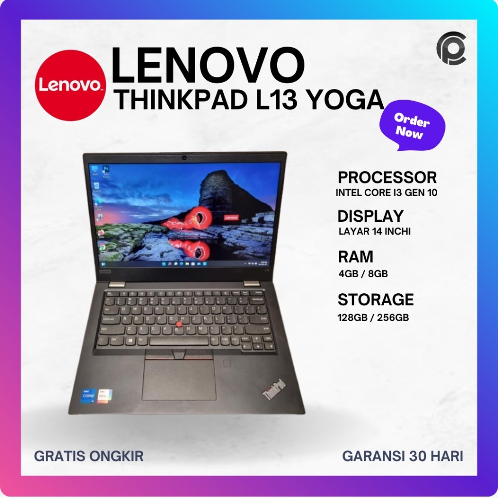Jual Lenovo Thinkpad L13 Yoga T13 L13 Yoga Gen 2 i3 i5 gen 10 Laptop ...