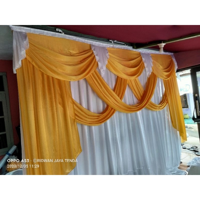 Jual BEGRON DINDING UK 4x3 / KAIN DEKORSI DINDING / BACKDROP WEDDING ...