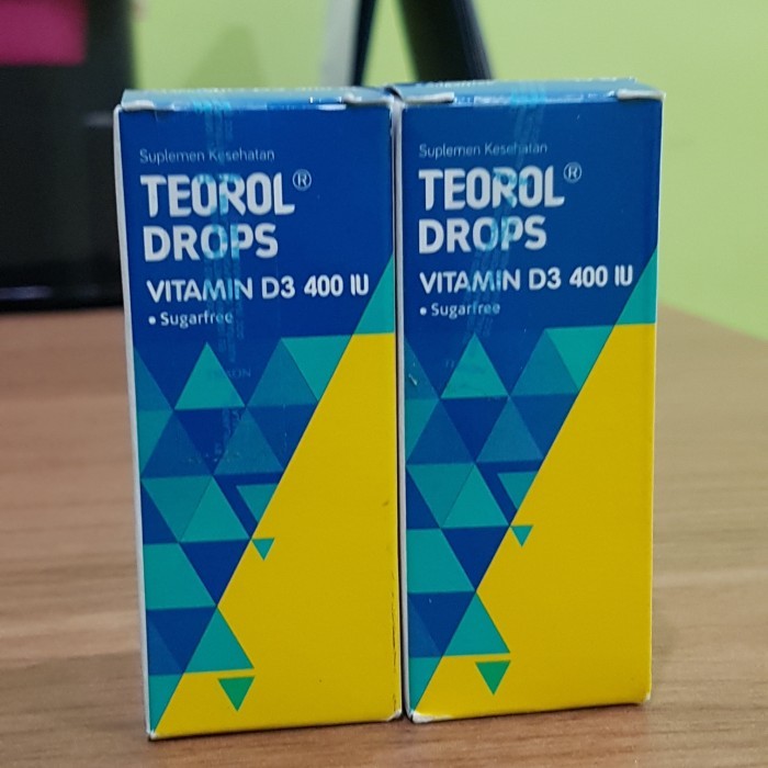 Jual TEOROL DROP || VITAMIN D3 400 IU | Shopee Indonesia
