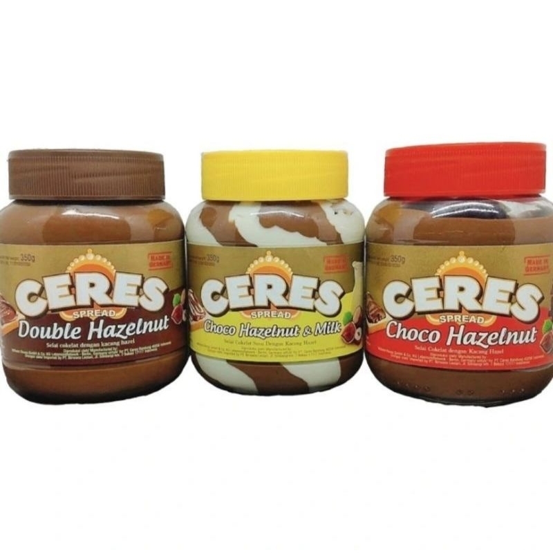 Jual Ceres Spread Selai Choco Double Hazelnut Choco Hazelnutandmilk 350g