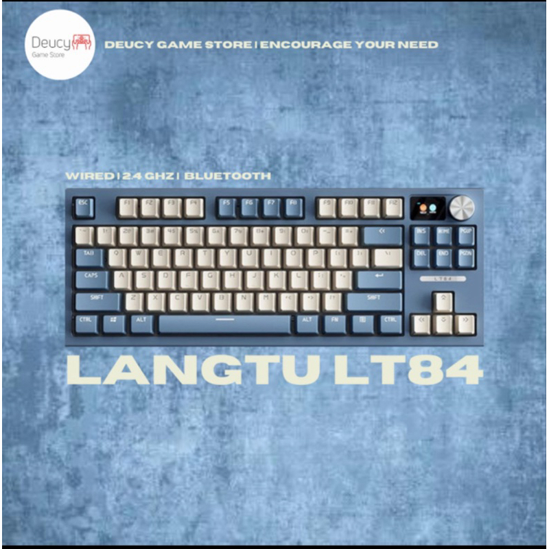 Jual Langtu LT84 Wireless TKL Triple Connection Keyboard With LED ...