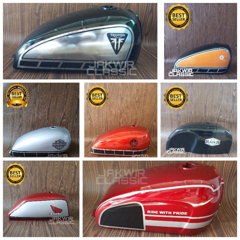 Jual Tangki Caferacer Bratstyle Bratcafe Tangki Custom Japstyle Tangki ...
