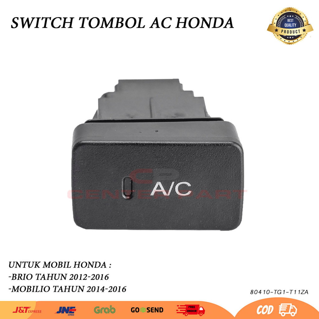 Jual tombol switch AC air conditioner mobil honda brio mobilio 2012 ...