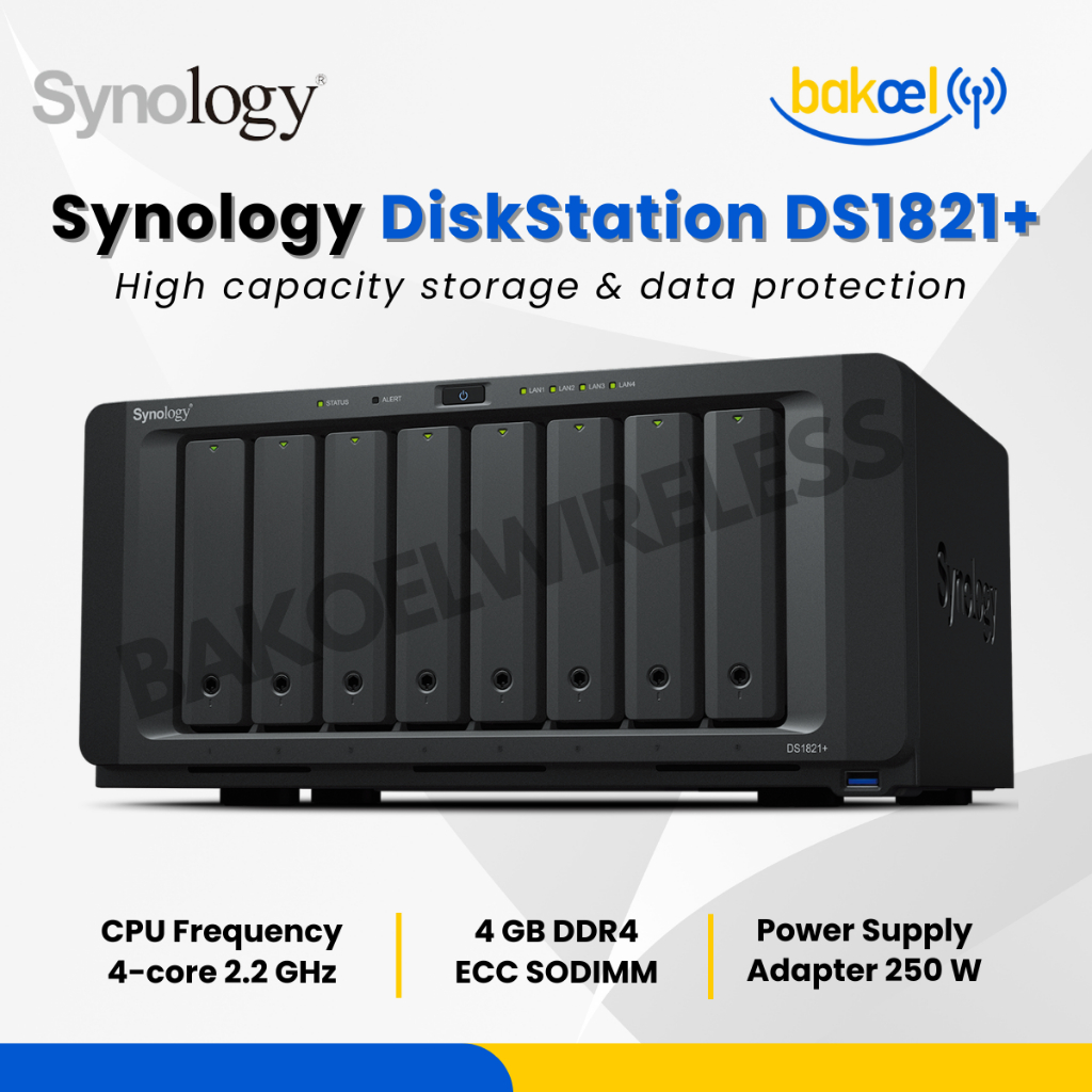 Jual Synology DiskStation DS1821+ 8-Bay NAS Server Storage Cloud DS ...