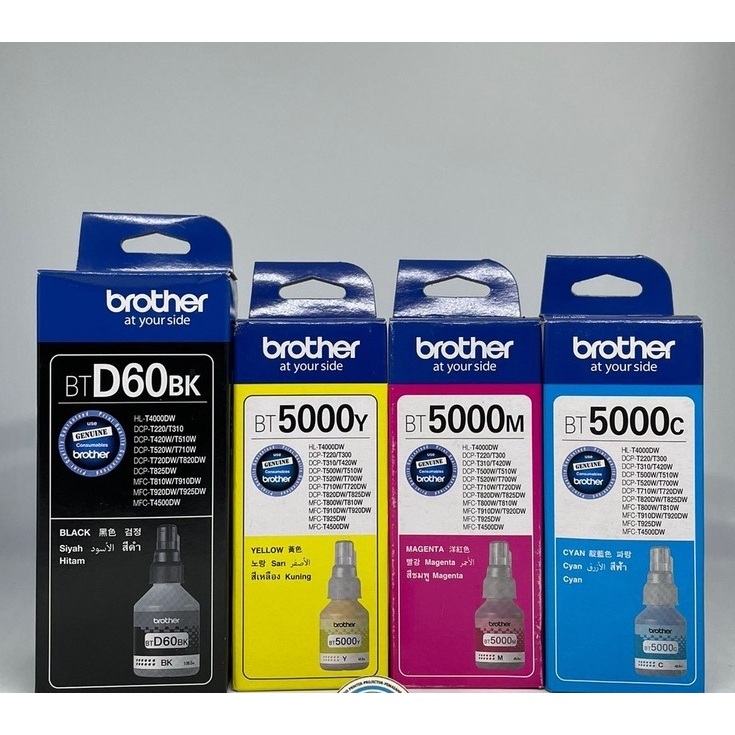 Jual Tinta brother BT 5000 COLOR &D60 BLACK | Shopee Indonesia