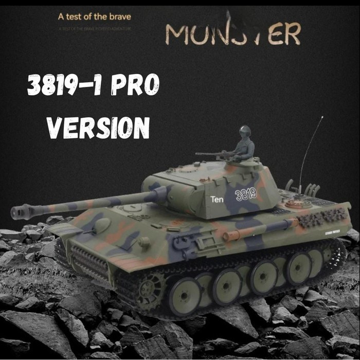 Jual Heng Long RC Tank 3819 1 German Panther All Metal Wheel Track Infra re Shopee Indonesia