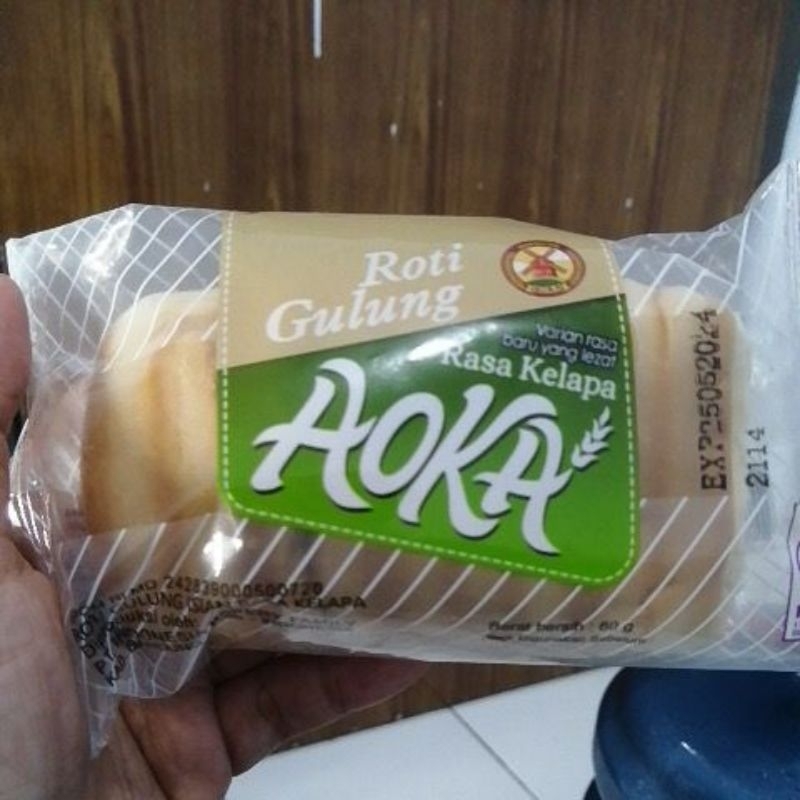 Jual AOKA Roti Gulung Rasa Keju / Coklat Satuan | Shopee Indonesia