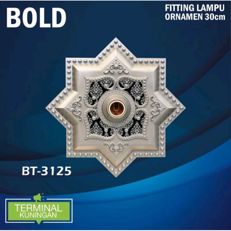 Jual Fitting Lampu Plafon Pvc Gypsum Grc Fiting Lampu Ornamen Fiting Hias Plafon Vicon Bold Cm