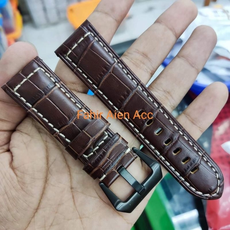 Jual STRAP LEATHER KULIT PANERAI 22MM 24MM TALIJAM 22 24 MM Shopee Indonesia