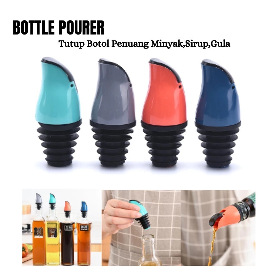Jual Bottle Pourer - Tutup Botol Penuang Minyak ,Sirup, Gula cair ...