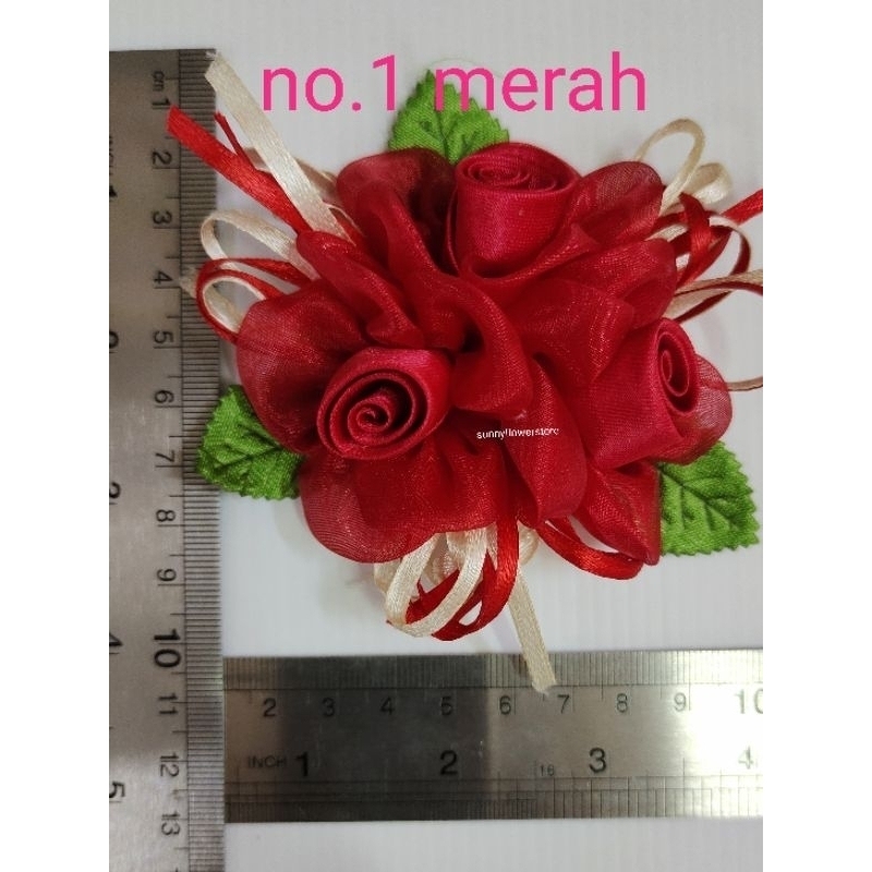 Jual ( 12 pcs) bunga hantaran /bunga R3 lotus /bunga organdi | Shopee ...