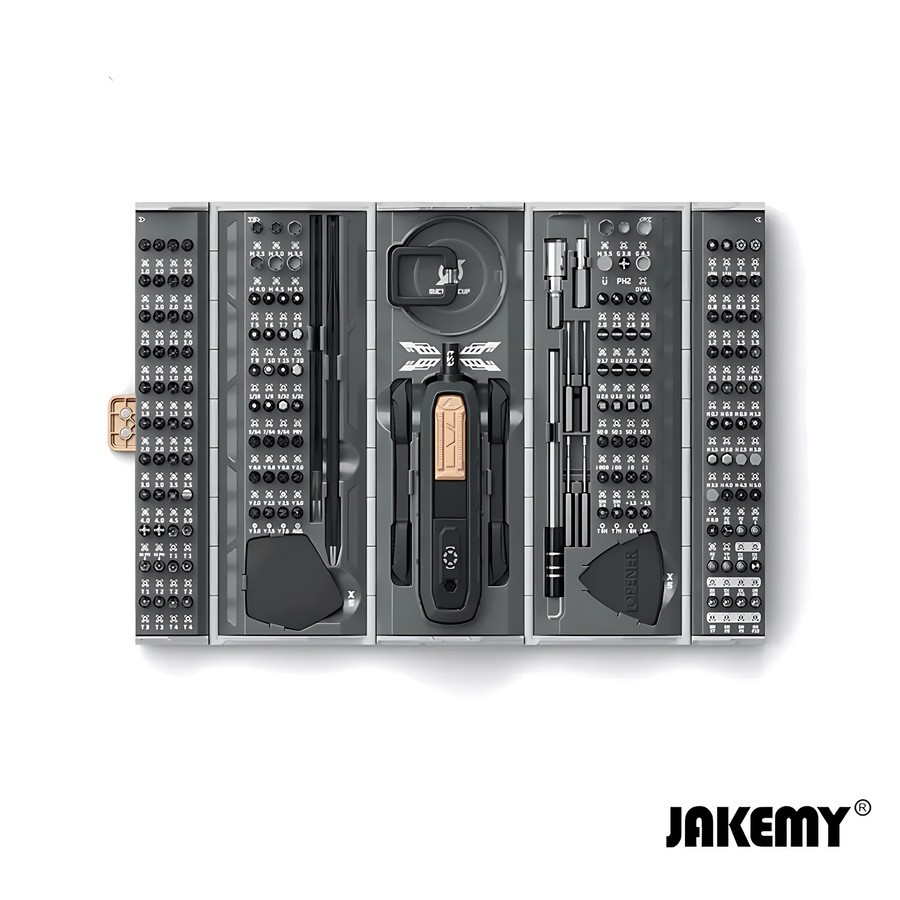 Jual Jakemy JM-8192 180 in 1 Obeng Presisi Toolkit Multifungsi Magnetic ...
