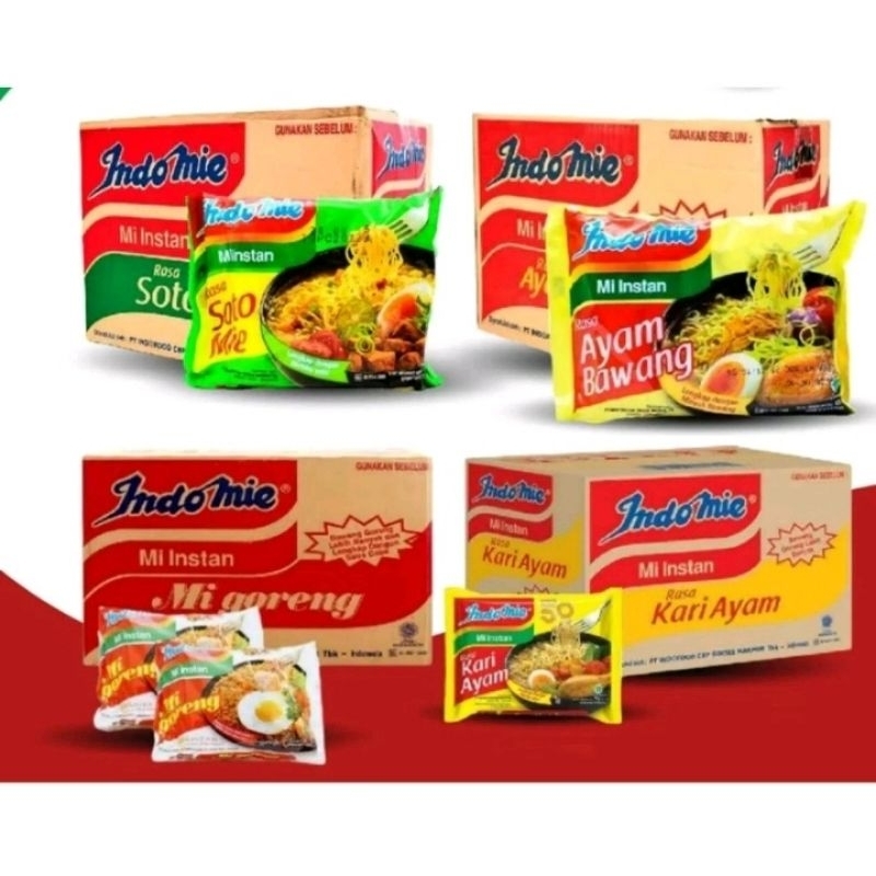 Jual INDOMIE KUAH/GORENG RASA SOTO / RASA KARI AYAM / RASA AYAM BAWANG ...