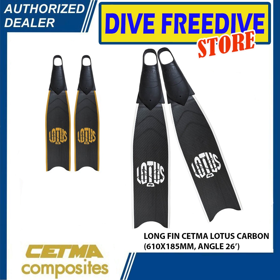 Jual Long Fin Cetma Composites Lotus Carbon Competition Bi Fins ...