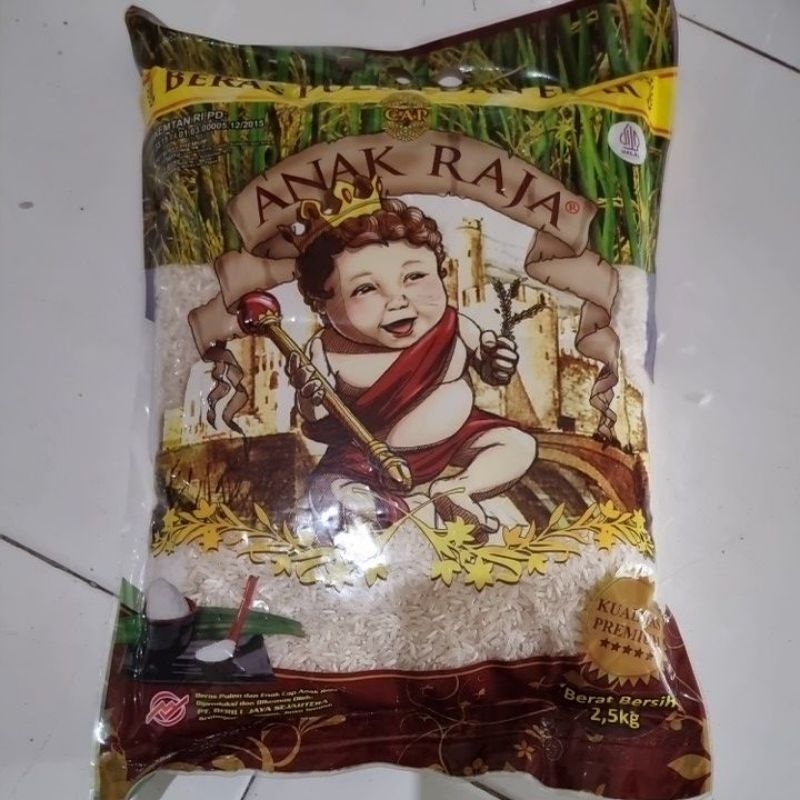 Jual BERAS ANAK RAJA 2,5 KG & 3 KG | Shopee Indonesia