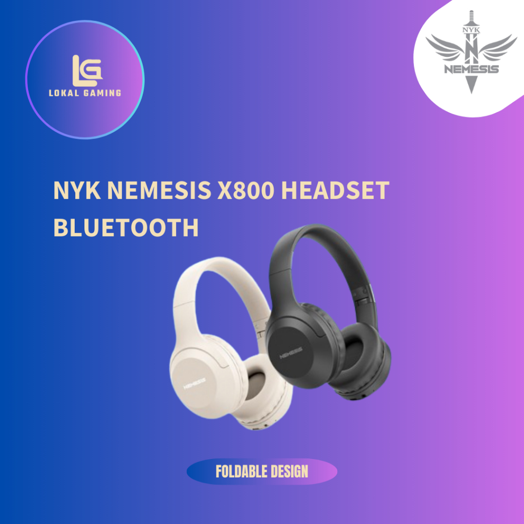 Jual NYK Nemesis X800 / X-800 Morai Lite Headset Bluetooth 5.3 | Shopee ...