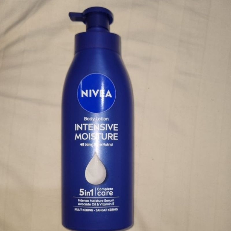Jual Nivea Body Lotion Intensive Moisture Baru 380ml 48 jam (ORI & Free