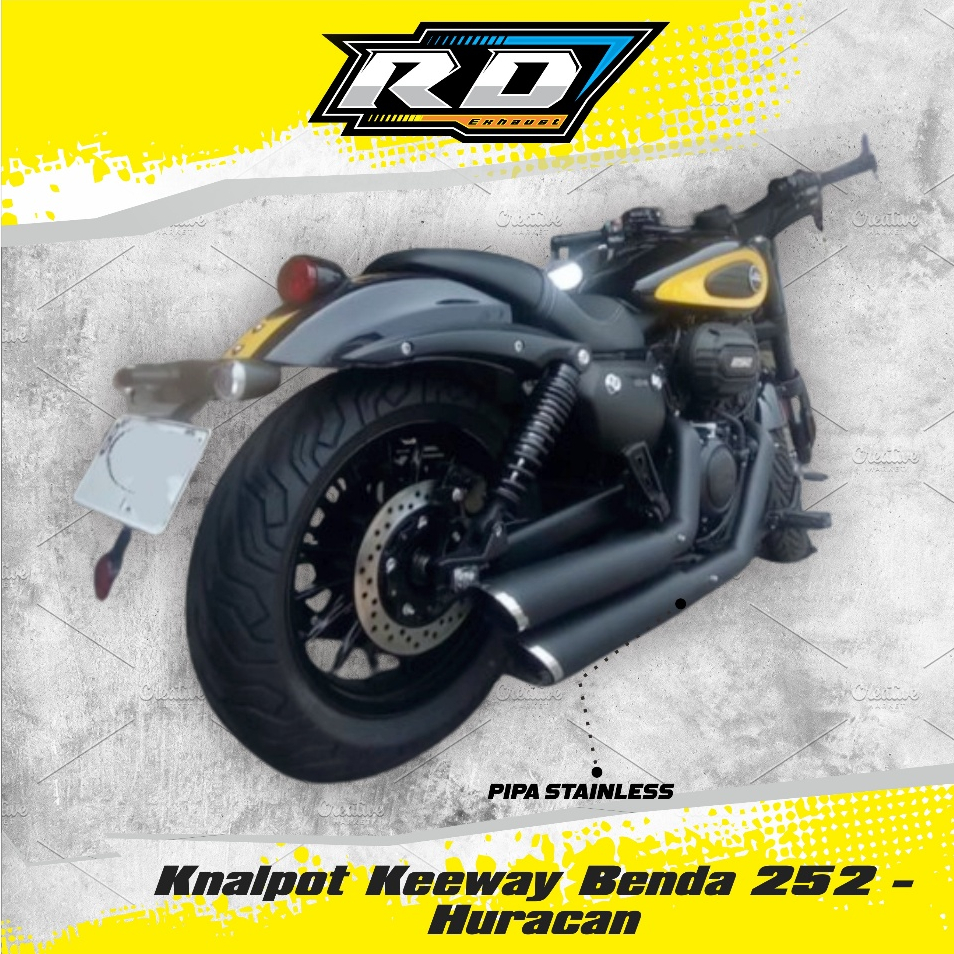 Jual Knalpot Keeway Benda 252 - Huracan | Shopee Indonesia