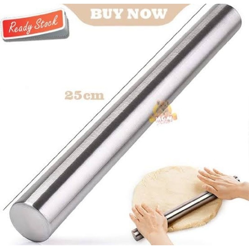 Jual Roller adonan stainless steel / penggiling adonan / perata adonan ...