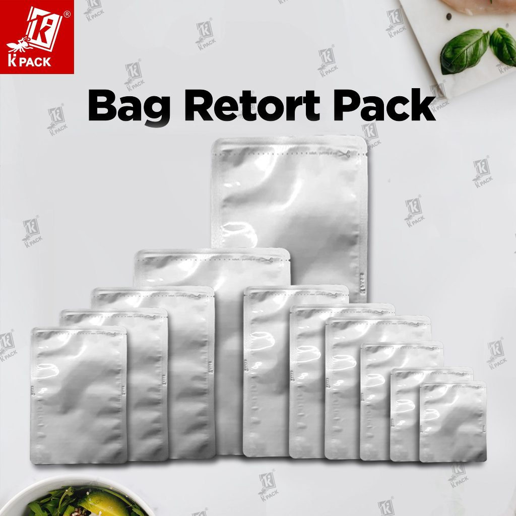 Jual (10 pcs) KEMASAN STERILISASI ALUMINIUM RETORT BAG RETORTPACK 25x50 ...