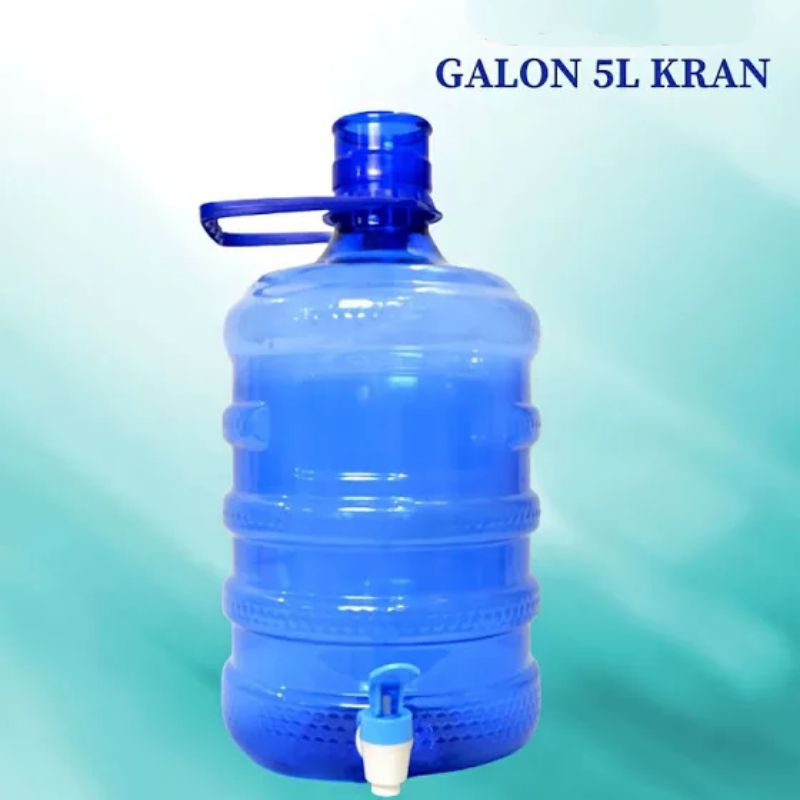 Jual Galon Air Minum Kran 5 Liter Galon Mini Galon Keran galon cuci