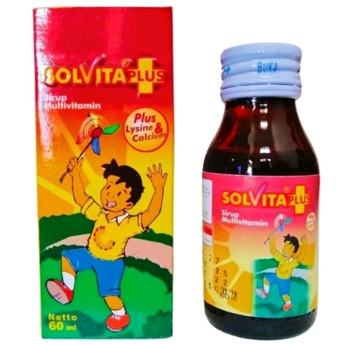 Jual SOLVITA PLUS Sirup Multivitamin (60ml) | Shopee Indonesia